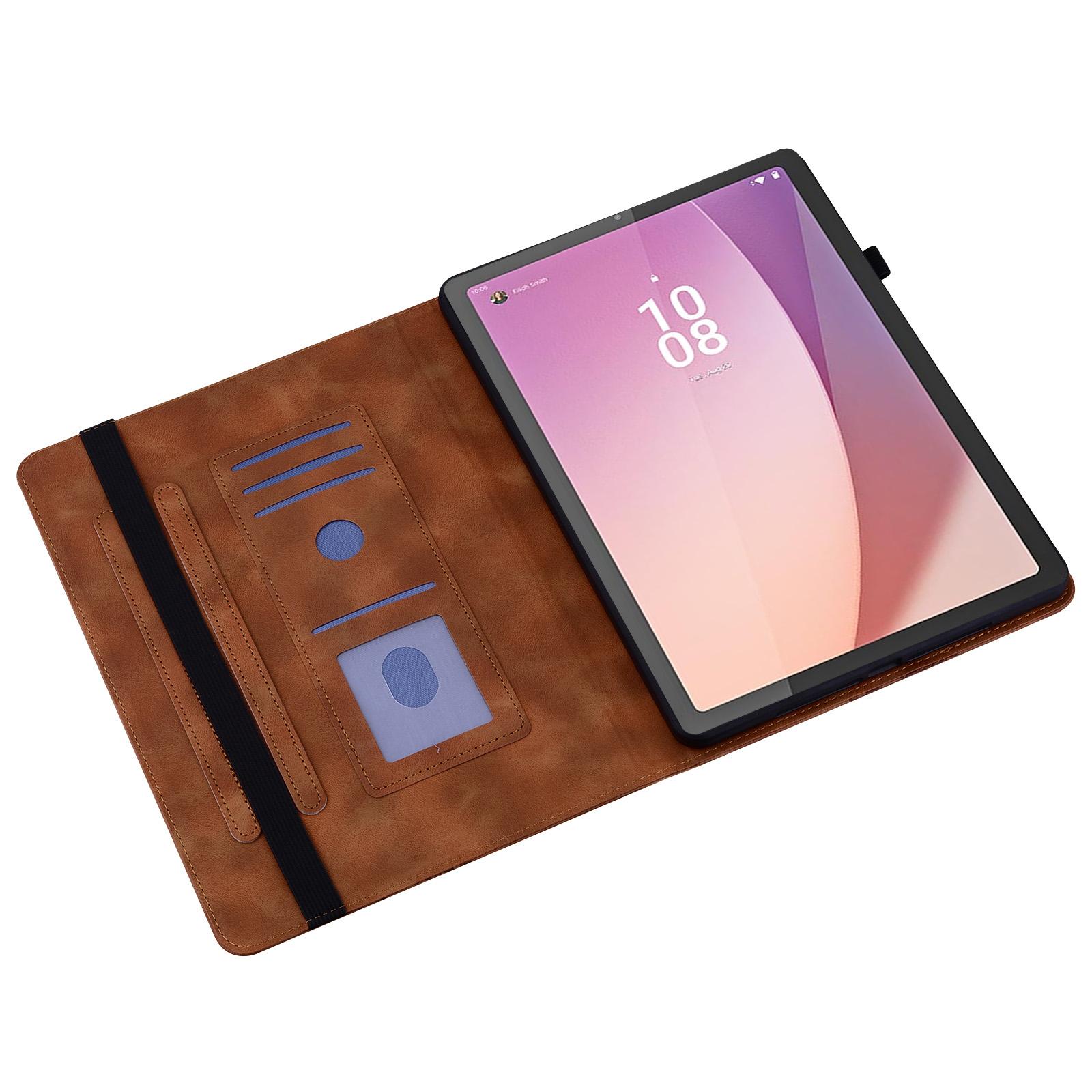 For Lenovo Tab M9 Leather Case Heart Imprint Foldable Stand Card Slot Stylus Holder Tablet Cover Brown
For Lenovo Tab M9 Leather Case Heart Imprint Foldable Stand Card Slot Stylus Holder Tablet Cover Brown
