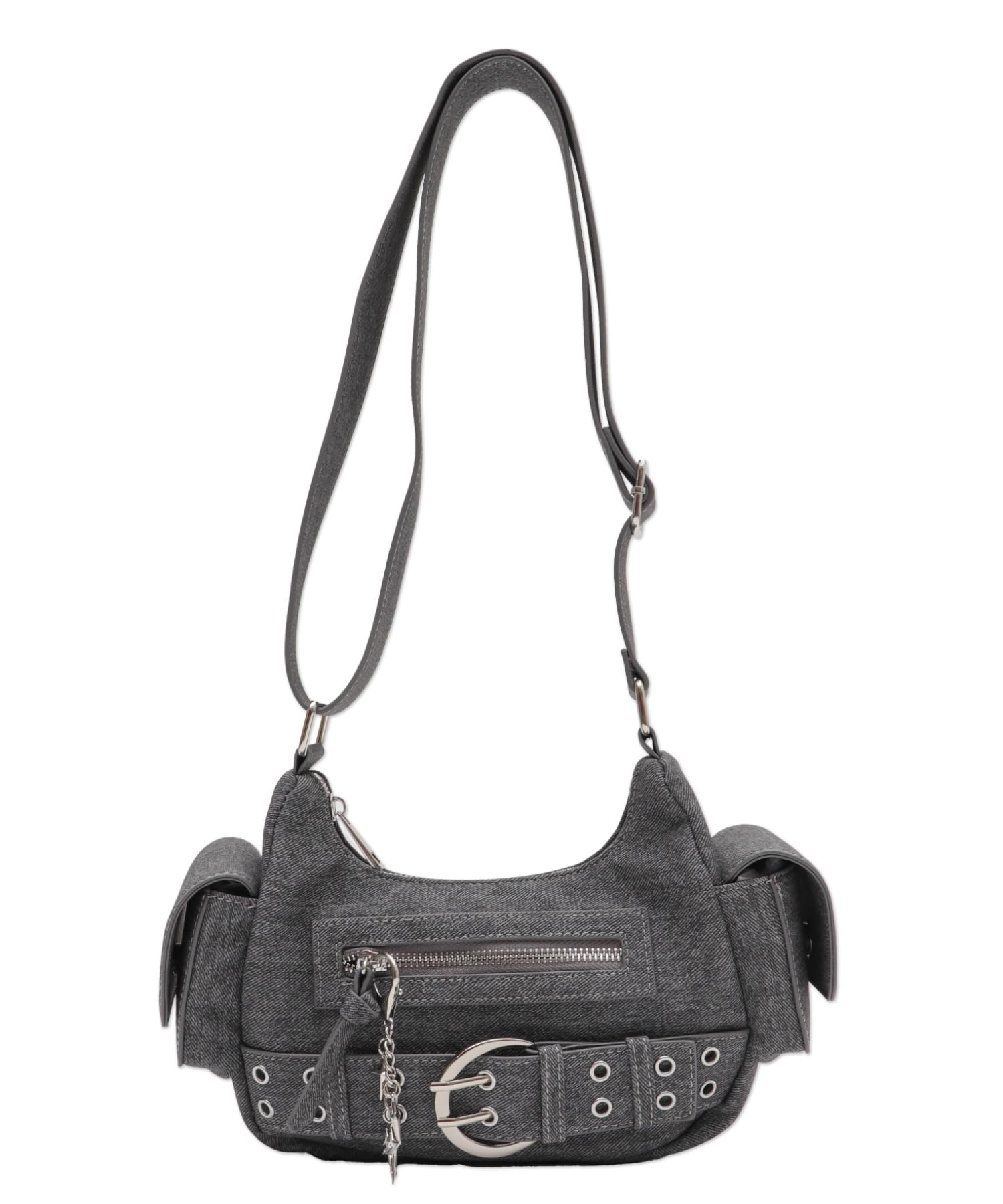 WEGO Sparkly Charm Belt Shoulder Casual Korean Girly Black Sonata Bag, Gift, Women s,
WEGO Sparkly Charm Belt Shoulder Casual Korean Girly Black Sonata Bag, Gift, Women s,