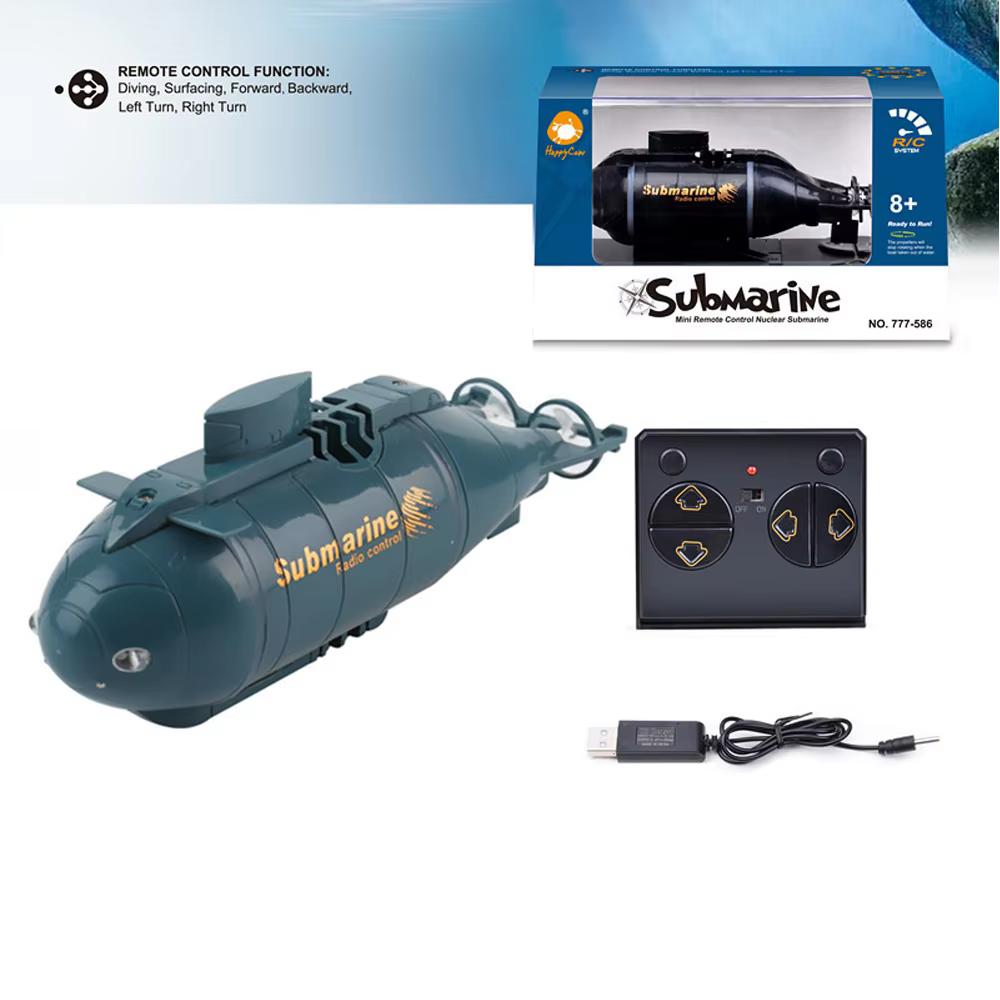 2.4G 6 Channels Nuclear Submarine Boat Wireless Remote Control Diving Child Toy Mini Remote Control RC Submarine Boat Toys синий
2.4G 6 Channels Nuclear Submarine Boat Wireless Remote Control Diving Child Toy Mini Remote Control RC Submarine Boat Toys синий
