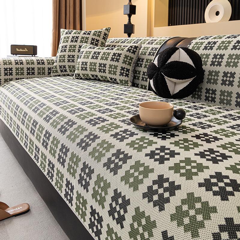 Summer Ice Silk Cool Sofa Mat New Fixed Anti Slip High-end Straight Row Sofa Cool Seat Cushion For Living Room Home Decor 70x70cm 1pcs зелений
Summer Ice Silk Cool Sofa Mat New Fixed Anti Slip High-end Straight Row Sofa Cool Seat Cushion For Living Room Home Decor 70x70cm 1pcs зелений