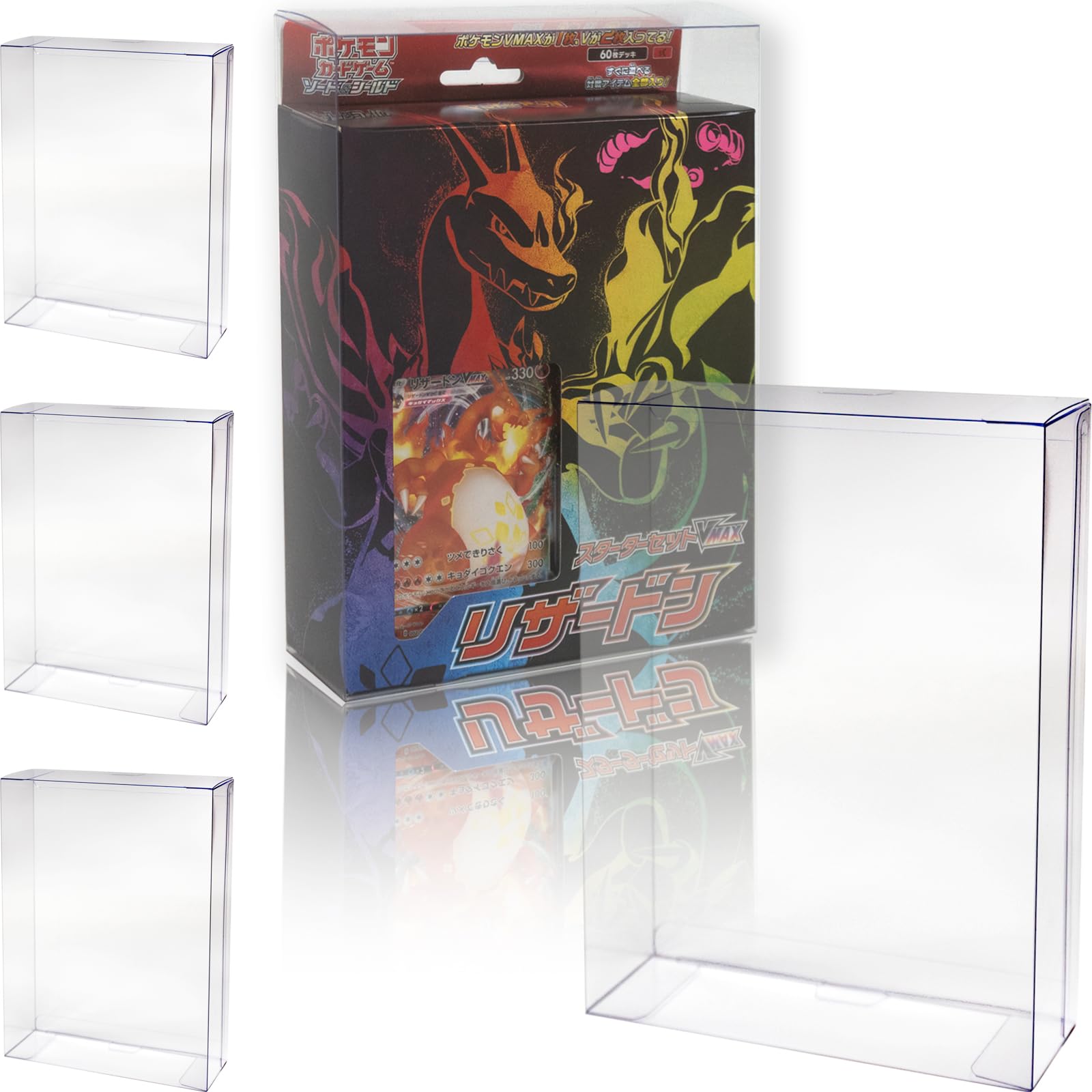 EYESRAIL Boxx Guardian Pokemon Card BOX Loader Защита от ультрафиолета Сделано в Японии Коллекция Прозрачный футляр для хранения (Стартовый набор.GX.V.VMAX.VSTAR.ex, [3
EYESRAIL Boxx Guardian Pokemon Card BOX Loader Защита от ультрафиолета Сделано в Японии Коллекция Прозрачный футляр для хранения (Стартовый набор.GX.V.VMAX.VSTAR.ex, [3