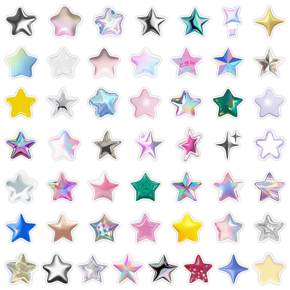 50 Sheets Waterproof 3D Star Graffiti Stickers for Water Bottles & Computers - Creative Decorative Set
50 Sheets Waterproof 3D Star Graffiti Stickers for Water Bottles & Computers - Creative Decorative Set