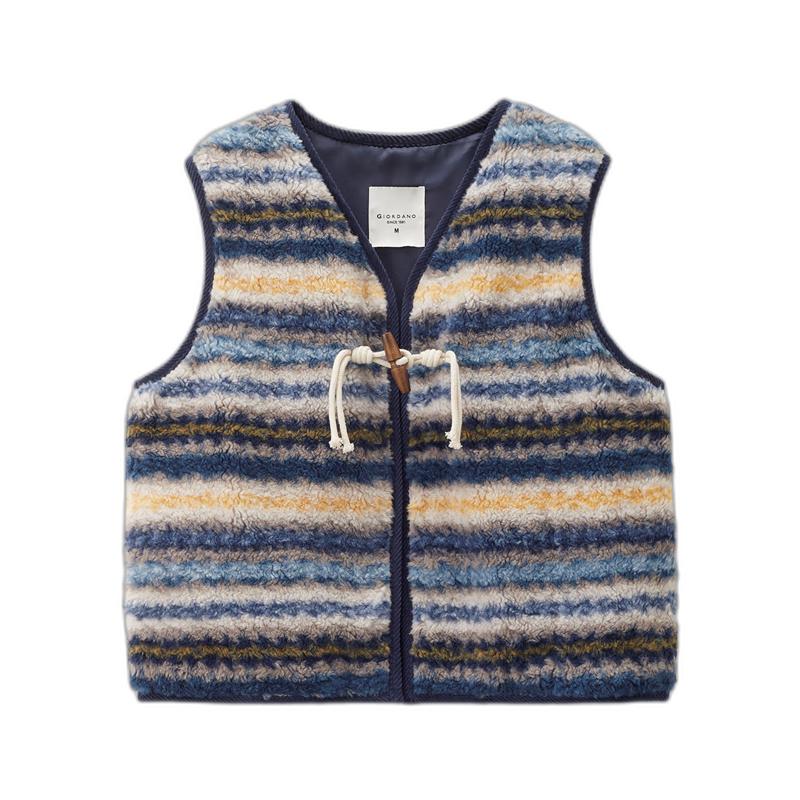 Giordano Women s Designer Fleece Striped V-Neck Toggle Vest M
Giordano Women s Designer Fleece Striped V-Neck Toggle Vest M