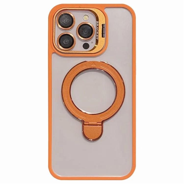 For iPhone 15 Pro Case Compatible with MagSafe Dual Kickstand PC+TPU Phone Cover - Orange
For iPhone 15 Pro Case Compatible with MagSafe Dual Kickstand PC+TPU Phone Cover - Orange