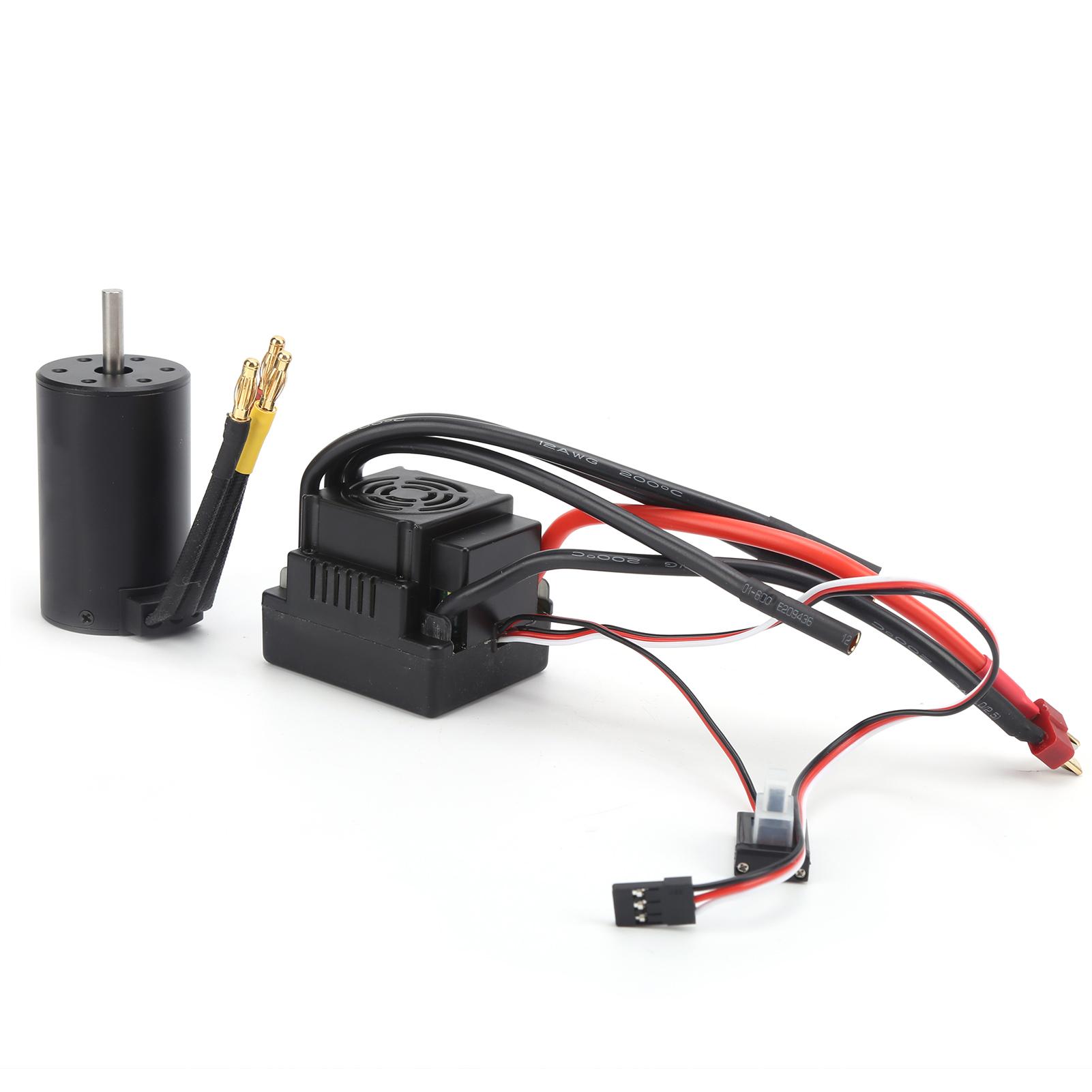 Waterproof RC 3660 3300KV 4 Poles Brushless Motor with 80A ESC Combo Set for 18 RC Car
Waterproof RC 3660 3300KV 4 Poles Brushless Motor with 80A ESC Combo Set for 18 RC Car