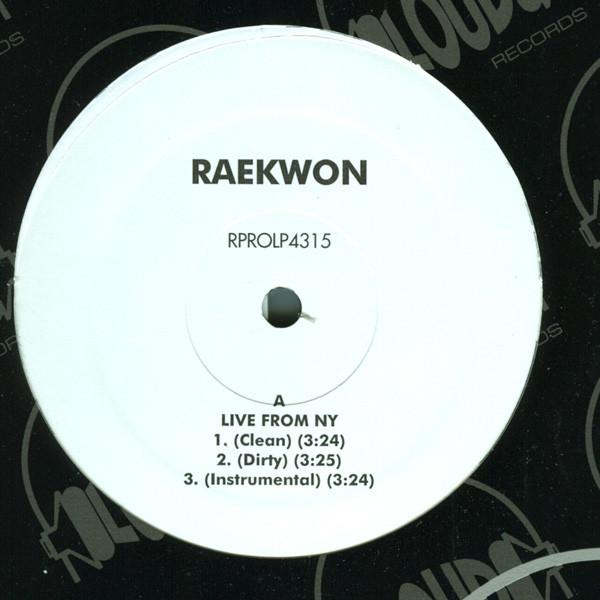 12inch Record RAEKWON - Live From New York / Power RPROLP4315 Loud Records 1999 US Rap & Hip-Hop/R&B Used
12inch Record RAEKWON - Live From New York / Power RPROLP4315 Loud Records 1999 US Rap & Hip-Hop/R&B Used