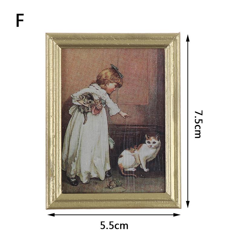 1:12 Миниатюрная картина маслом для кукольного домика Украшения для кукольного домика Аксессуары для живописи as the picture
1:12 Миниатюрная картина маслом для кукольного домика Украшения для кукольного домика Аксессуары для живописи as the picture