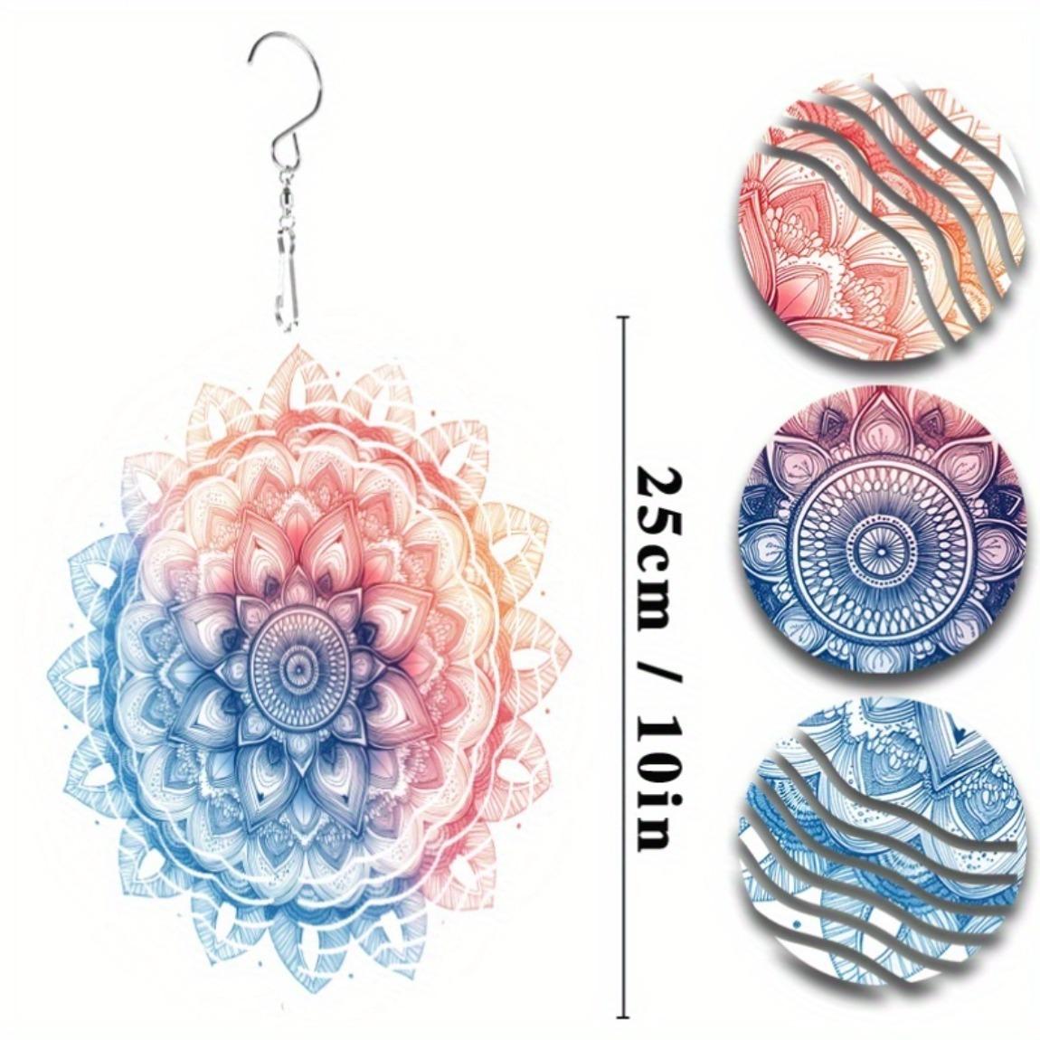 Красочный мандала ветряк – 3D кинетический рождественский декор, подарок для женщины/жены, металлический ветряк для дома и улицы, День благодарения и праздники 01A
Красочный мандала ветряк – 3D кинетический рождественский декор, подарок для женщины/жены, металлический ветряк для дома и улицы, День благодарения и праздники 01A