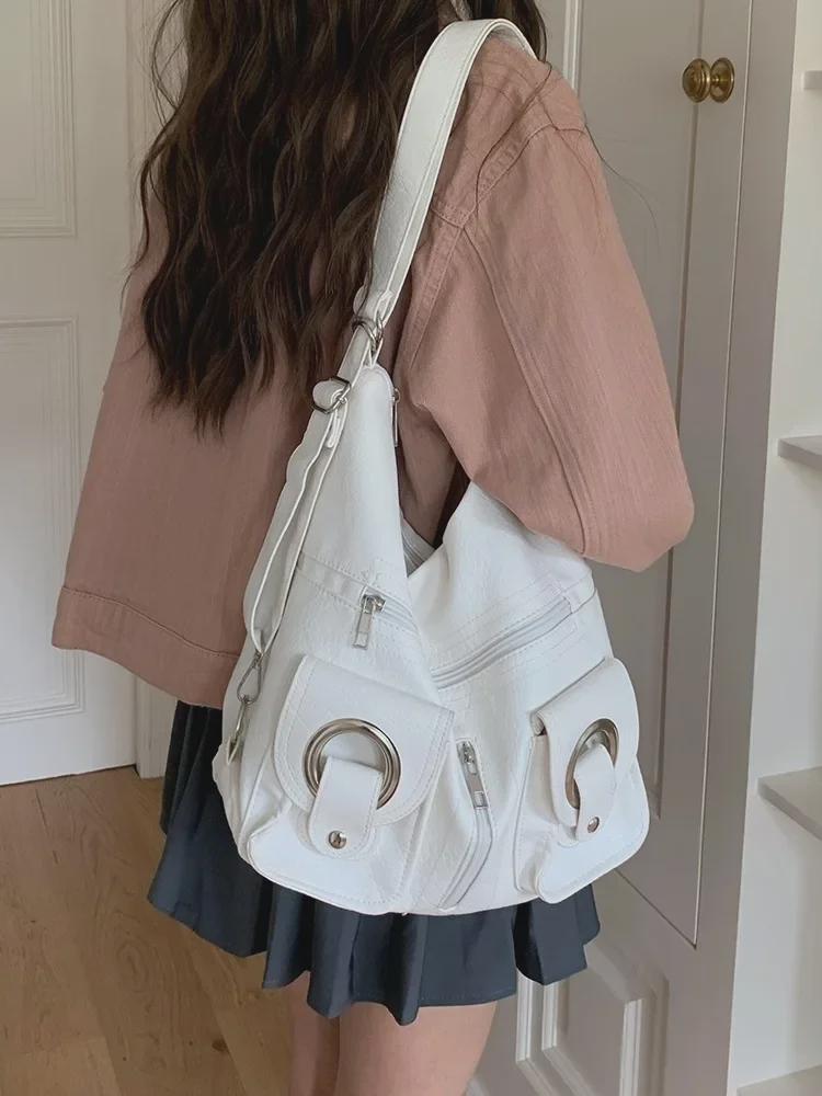 Універсальний корейський рюкзак великої місткості через плече 2025 року для студентів та мандрівників білий
Універсальний корейський рюкзак великої місткості через плече 2025 року для студентів та мандрівників білий