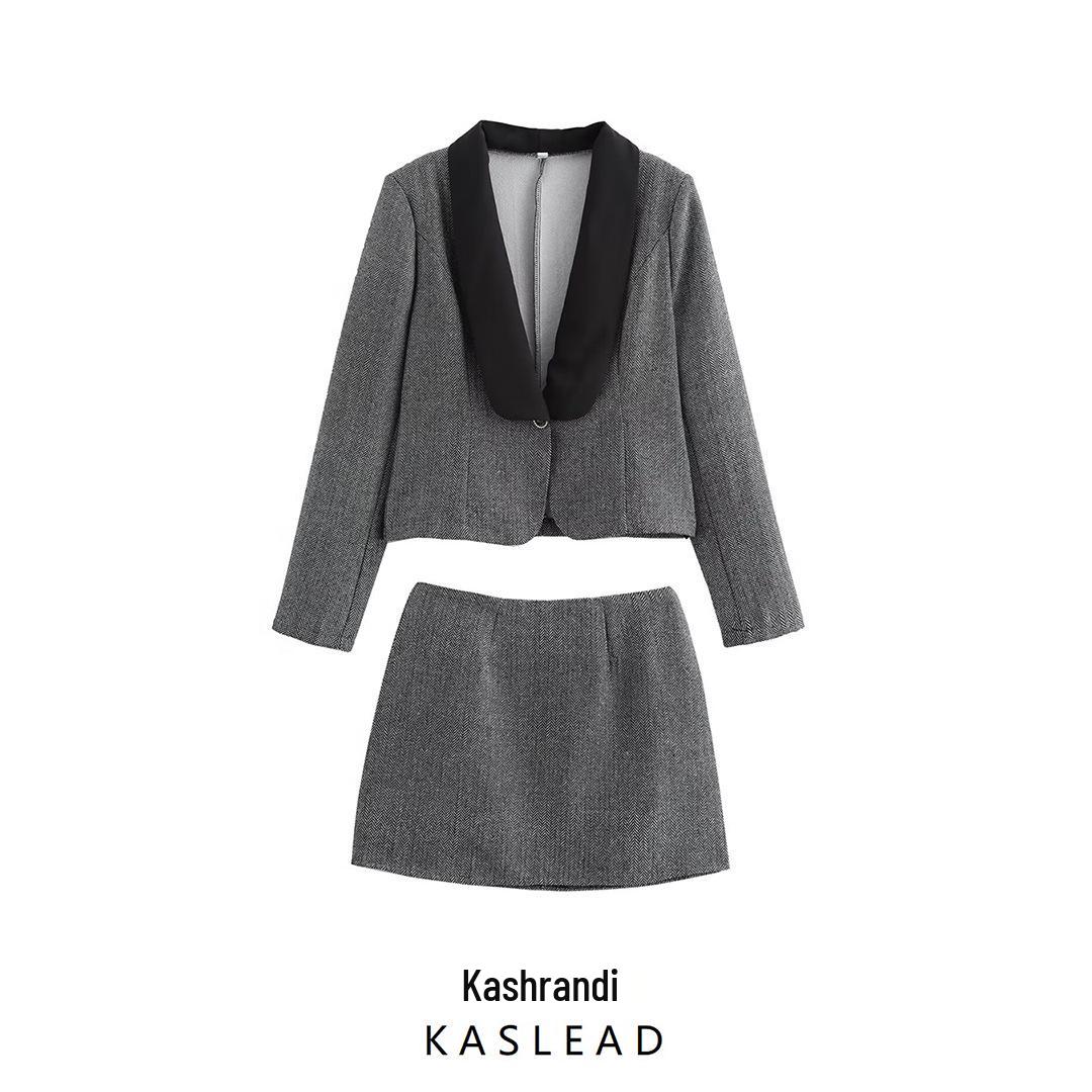 2024 Fall Women s European & American Fashion: Simple Short Jacket & Midi Skirt Set S
2024 Fall Women s European & American Fashion: Simple Short Jacket & Midi Skirt Set S