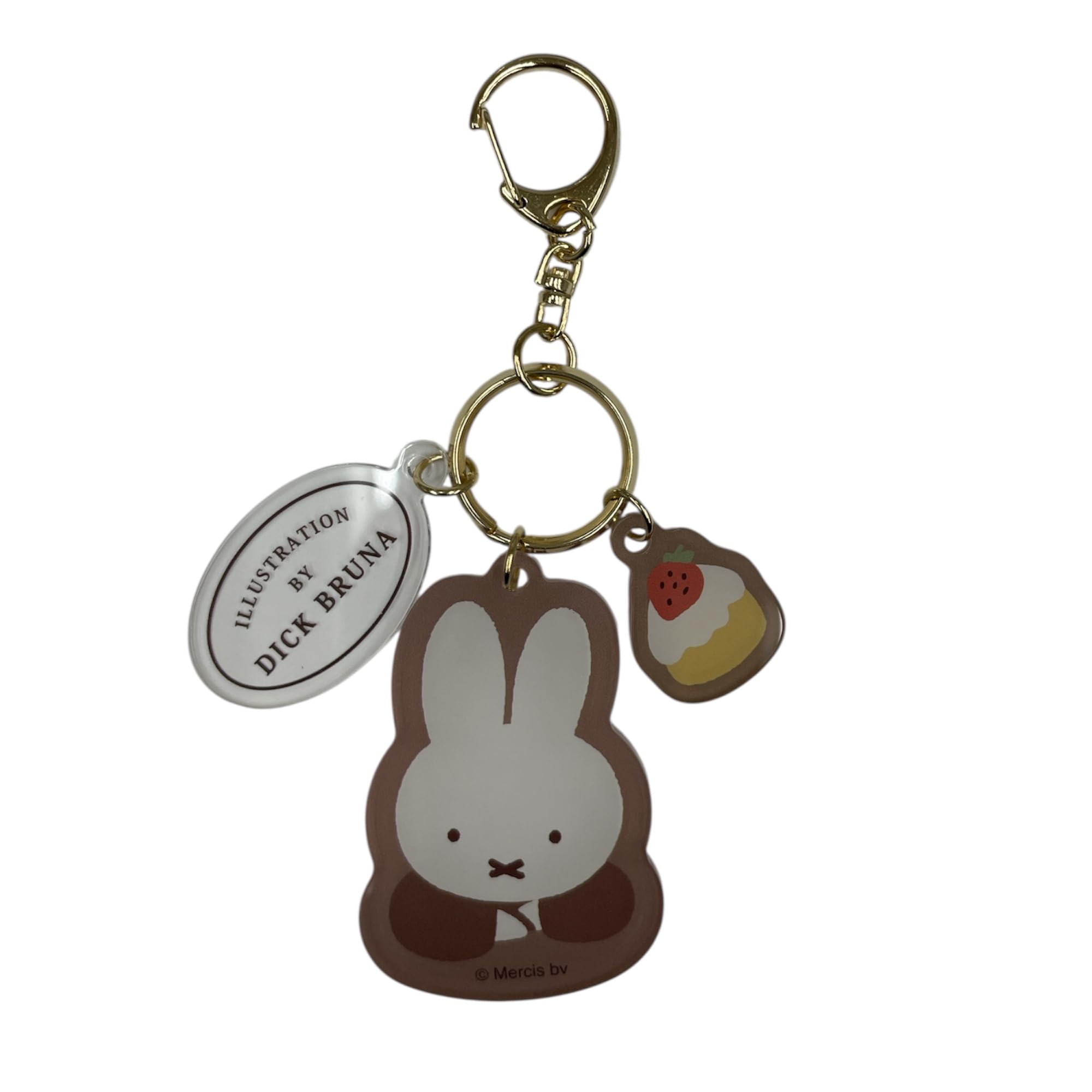 Marimo Craft Miffy Dolce Series Acrylic W50 x H120 x D3mm Keychain, Brown, Approx. (DBM-3084)
Marimo Craft Miffy Dolce Series Acrylic W50 x H120 x D3mm Keychain, Brown, Approx. (DBM-3084)