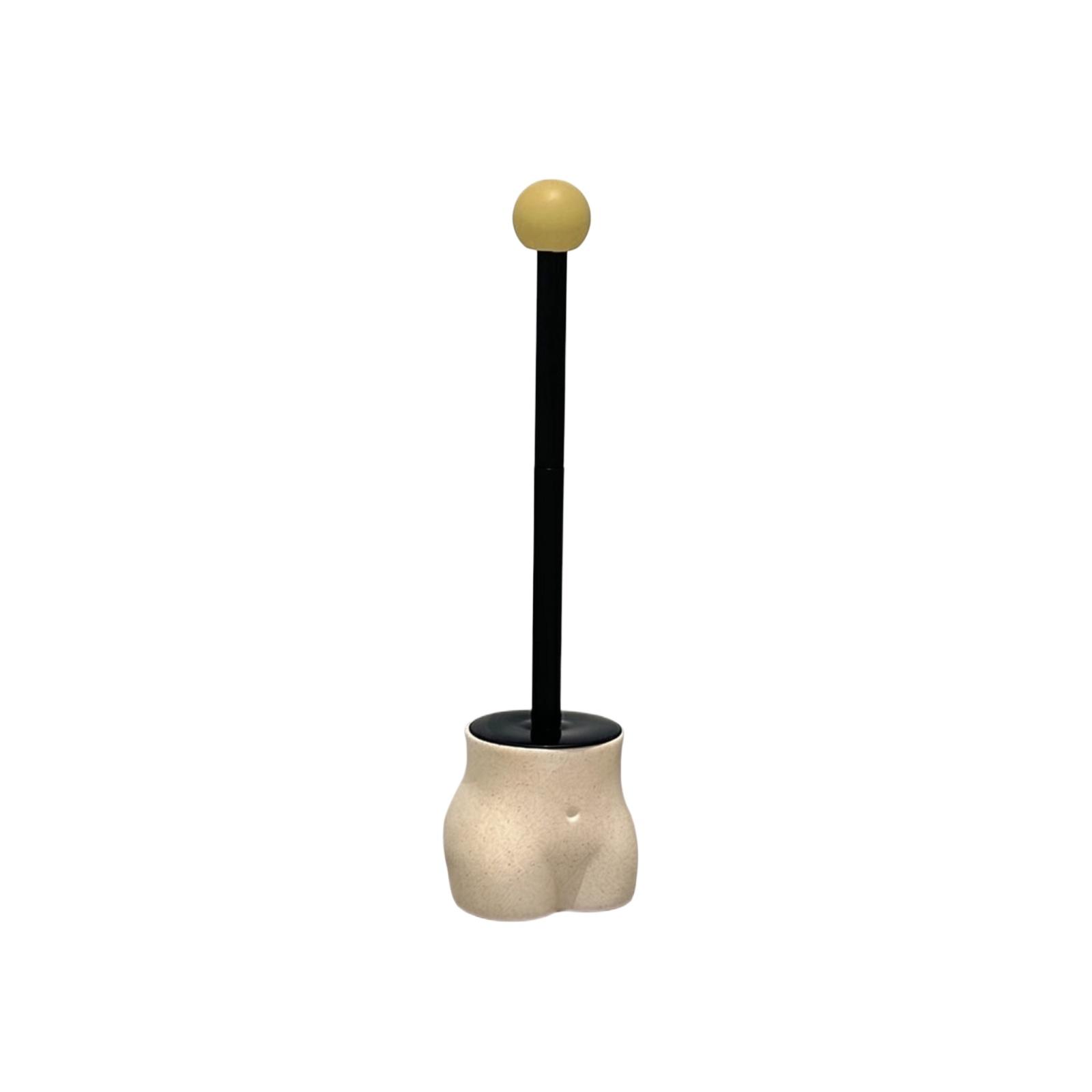 Creative Butt Shaped Toilet Brush with Holder Set Durable Plastic Handle and Flexible Bristles for Bathroom Cleaning and Home Decoration one size бежевый
Creative Butt Shaped Toilet Brush with Holder Set Durable Plastic Handle and Flexible Bristles for Bathroom Cleaning and Home Decoration one size бежевый