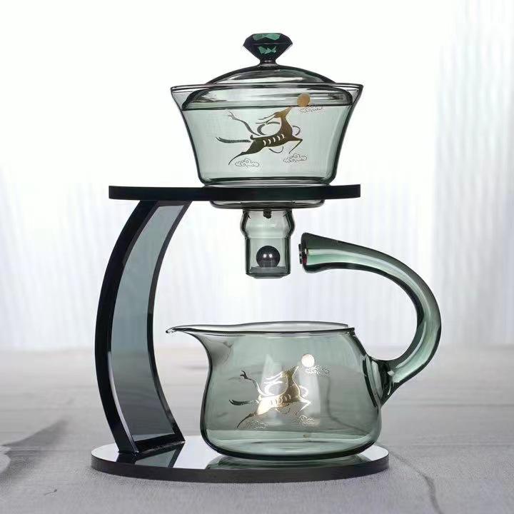 Luxury Kung Fu Tea Brewer Set, Semi-Automatic Magnetic Design, Translucent Black Borosilicate Glass You by My Side серый
Luxury Kung Fu Tea Brewer Set, Semi-Automatic Magnetic Design, Translucent Black Borosilicate Glass You by My Side серый