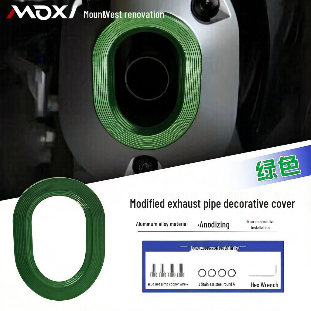 Honda PCX160 Motorcycle Exhaust Anti-Scald Decorative Tail Cap Cover.
Honda PCX160 Motorcycle Exhaust Anti-Scald Decorative Tail Cap Cover.