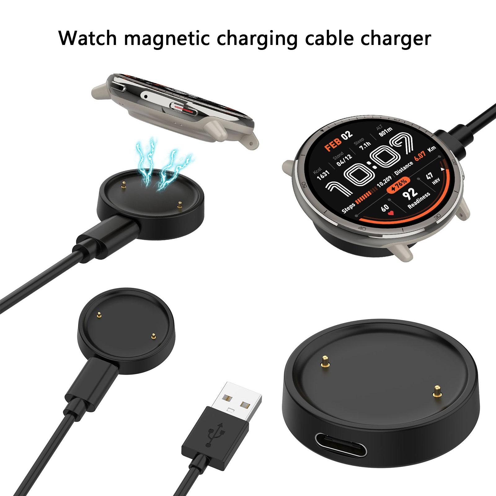 Efficient Magnetic Connector Smartwatch Quick Charging Cable Cord Wire Power Adapter Suitable for Active 2 A2437 Devices A
Efficient Magnetic Connector Smartwatch Quick Charging Cable Cord Wire Power Adapter Suitable for Active 2 A2437 Devices A