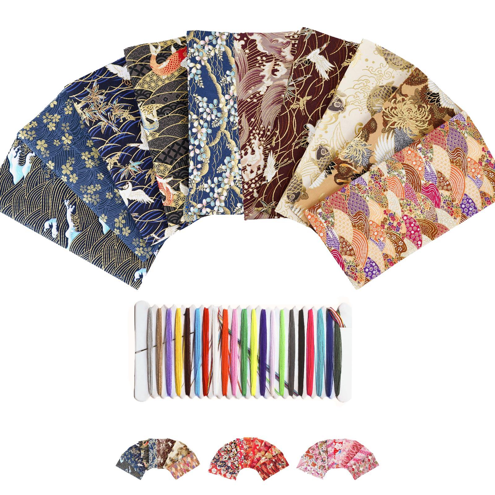 JnTech Japanese Pattern Fabric Scraps for 20x25cm with Japanese Floral and Metallic and Cut Stylish for Printed Sewing Stuffed Lucky Needles
JnTech Japanese Pattern Fabric Scraps for 20x25cm with Japanese Floral and Metallic and Cut Stylish for Printed Sewing Stuffed Lucky Needles