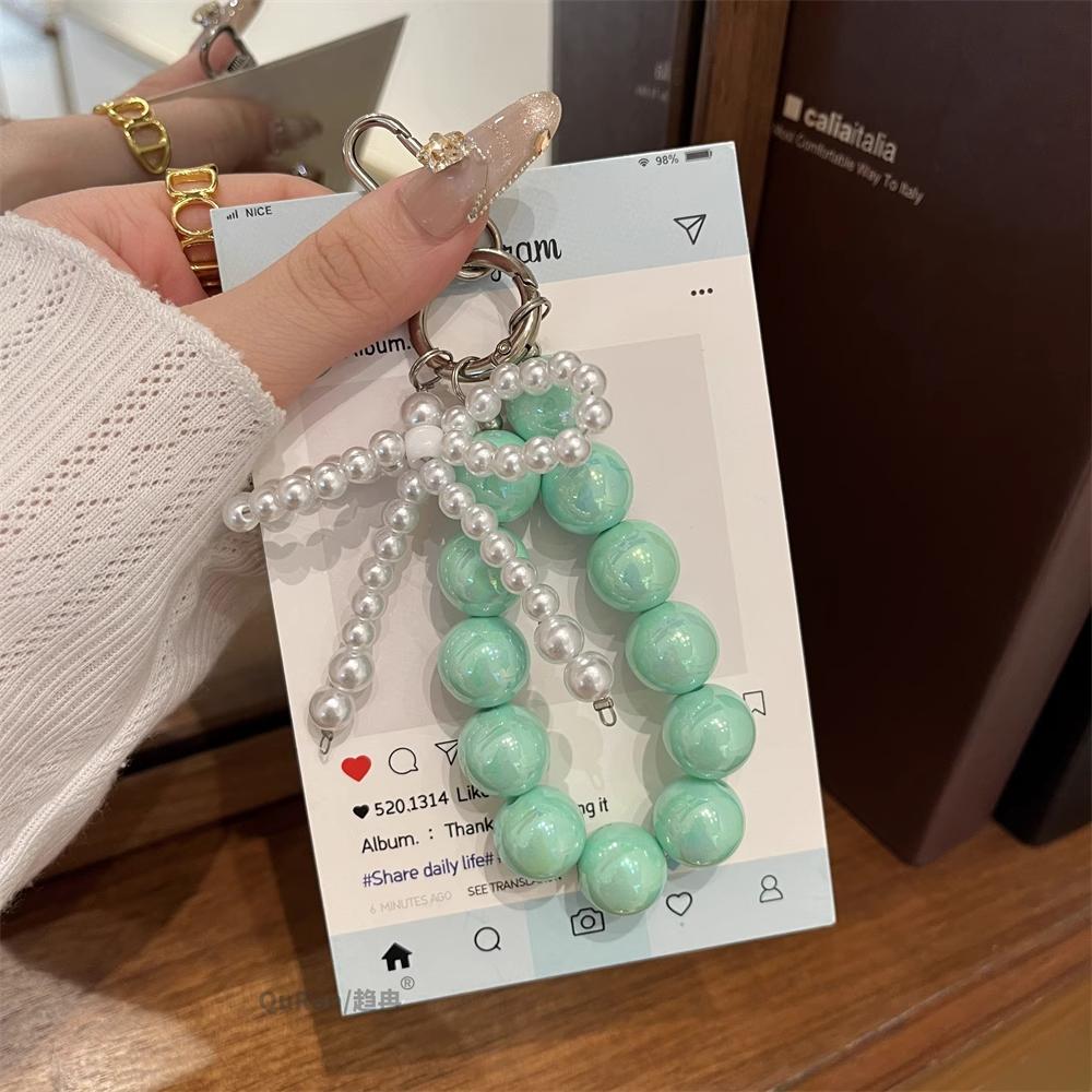 Korean Candy Color Beaded Phone Charm Pendant Keychain Pearl Bowknot Bag Keycord Japan Girl Phone Strap Chain Keyring
Korean Candy Color Beaded Phone Charm Pendant Keychain Pearl Bowknot Bag Keycord Japan Girl Phone Strap Chain Keyring