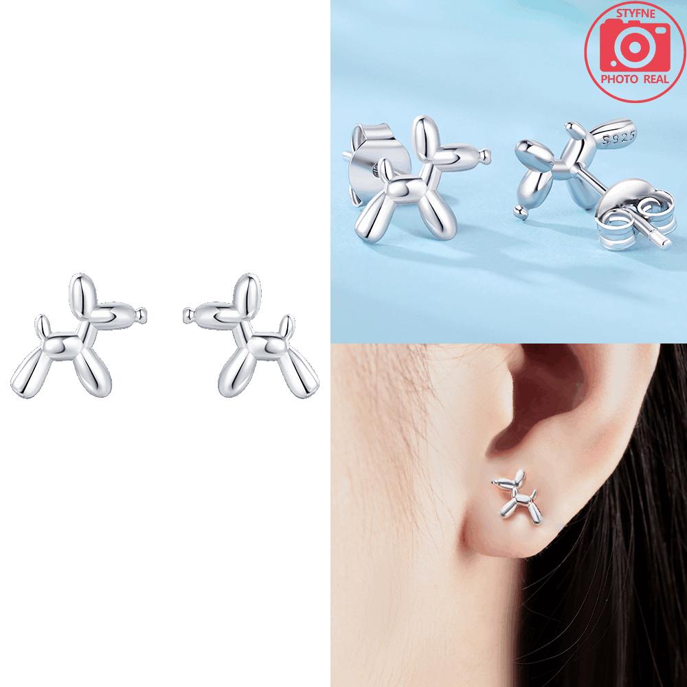 Earring S925 Silver Cute Balloon Dog Earrings Women Simple Elegant Earrings Jewelry Anniversary Fine Gift
Earring S925 Silver Cute Balloon Dog Earrings Women Simple Elegant Earrings Jewelry Anniversary Fine Gift