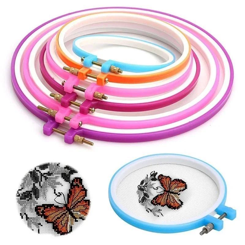 5Pcs/Set Plastic Embroidery Cross Stitch Hoop Set Hoop Frame Adjustable Sewing Tools Supplies DIY Apparel Sewing Supplies A
5Pcs/Set Plastic Embroidery Cross Stitch Hoop Set Hoop Frame Adjustable Sewing Tools Supplies DIY Apparel Sewing Supplies A