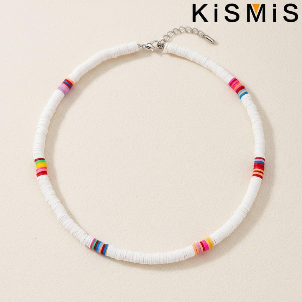 1PC Bohemian Beach Colorful Clay Beaded Choker Necklace Boho Rainbow Polymer Clay Pendant Necklace for Women 5 Colors белый
1PC Bohemian Beach Colorful Clay Beaded Choker Necklace Boho Rainbow Polymer Clay Pendant Necklace for Women 5 Colors белый