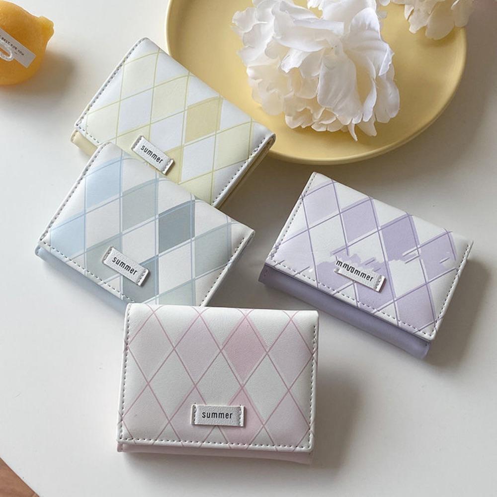 Сумка для карт в клетку цвета морской соли и синего цвета Ins Trifold Wallet Card Holder для карт в корейском стиле Outdoor
Сумка для карт в клетку цвета морской соли и синего цвета Ins Trifold Wallet Card Holder для карт в корейском стиле Outdoor