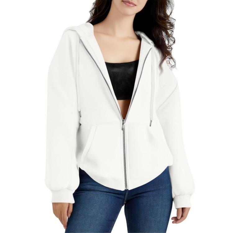 Fashion Women Hoodie Zipper Jacket Long Sleeve Sports Apparel with Pocket S белый
Fashion Women Hoodie Zipper Jacket Long Sleeve Sports Apparel with Pocket S белый