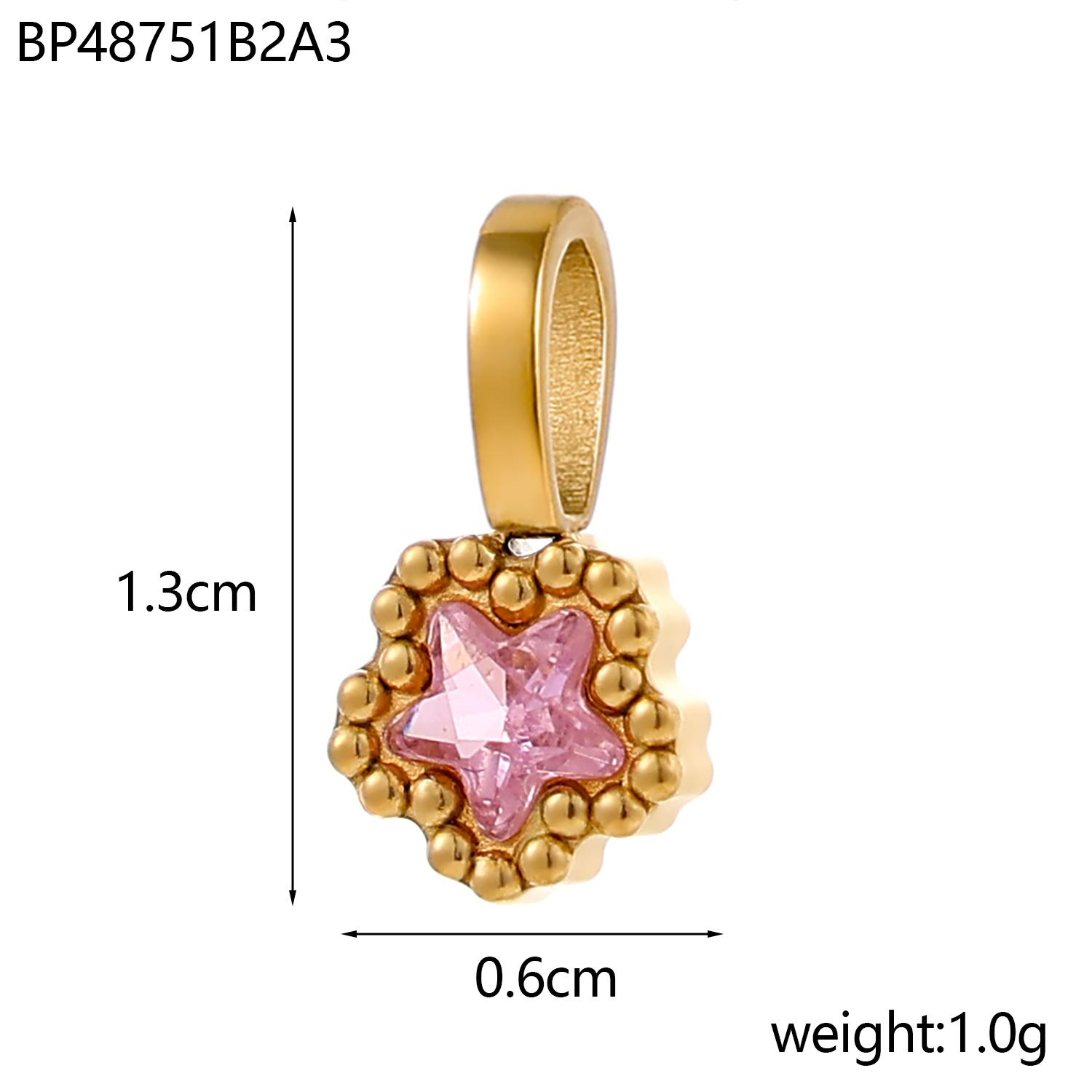 CARLIDANA Fashion Dainty 18K Gold Plated Star Charms Tarnish Free Stainless Steel Zircon Star Oval Pendant for DIY Jewelry
CARLIDANA Fashion Dainty 18K Gold Plated Star Charms Tarnish Free Stainless Steel Zircon Star Oval Pendant for DIY Jewelry