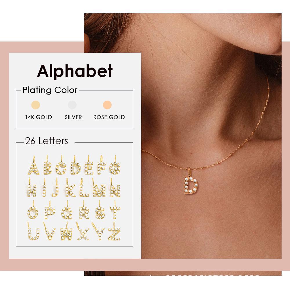 Designer Stainless Steel Pearl Letter Necklace – Minimalist Women s Clavicle Chain
Designer Stainless Steel Pearl Letter Necklace – Minimalist Women s Clavicle Chain