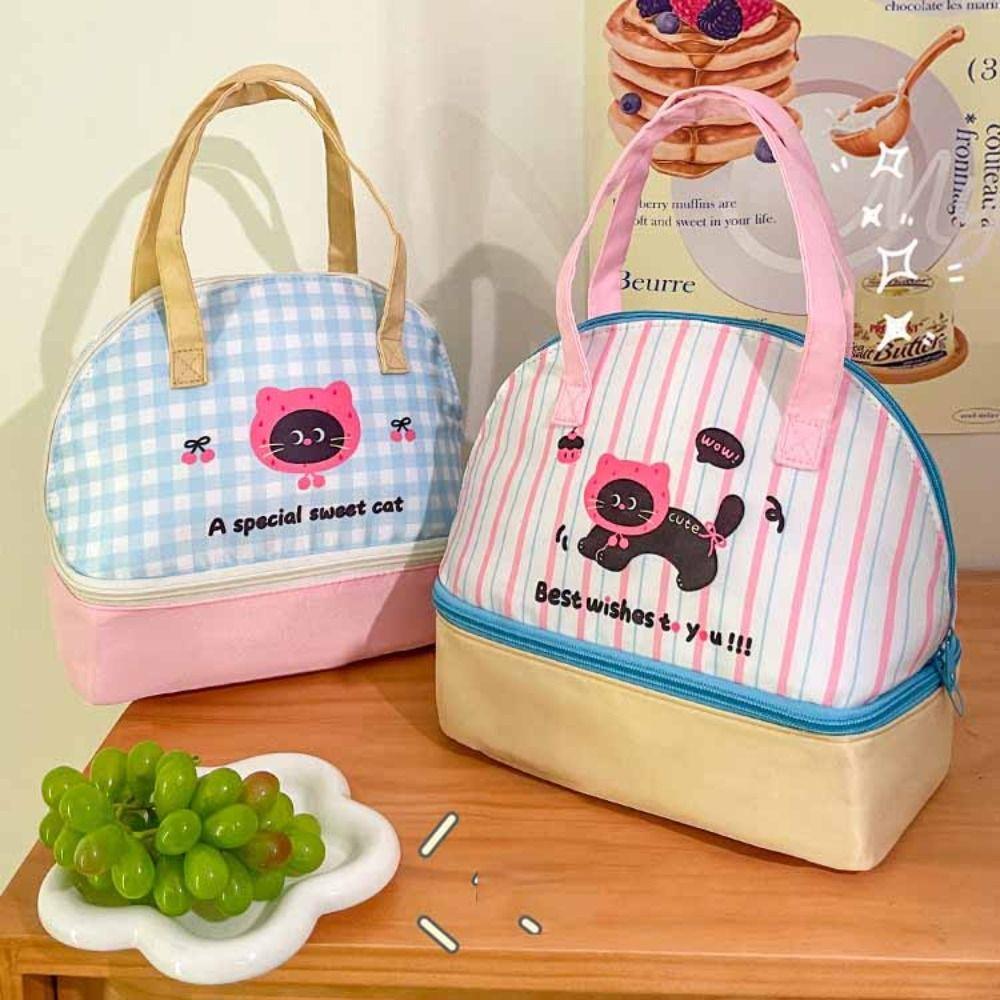 Lightweight Cartoon Cat Lunch Bag Cartoon Small Tote Bag Cute Korean Style Handbag Girls синій
Lightweight Cartoon Cat Lunch Bag Cartoon Small Tote Bag Cute Korean Style Handbag Girls синій