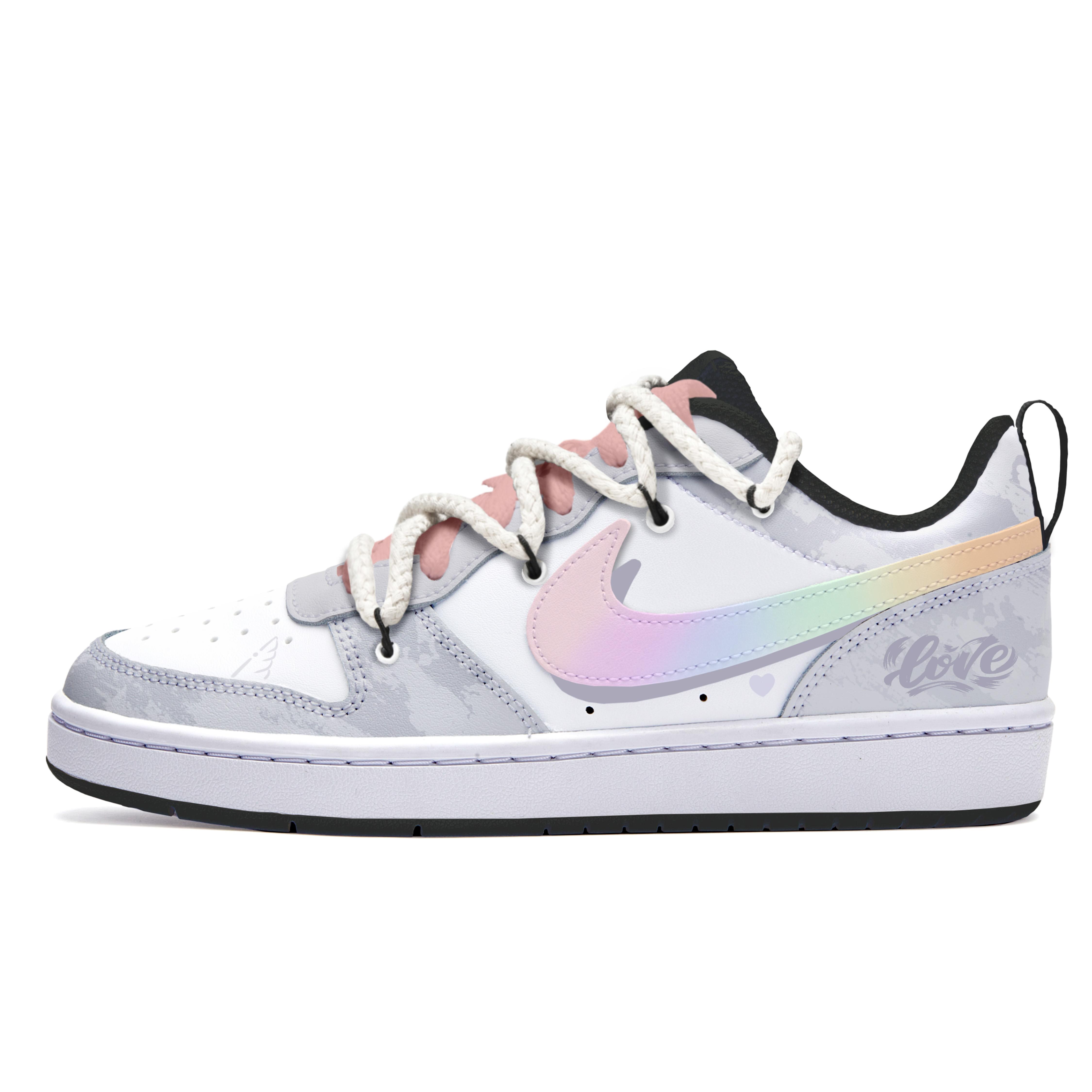 Nike Court Borough Freedom Panda, Rainbow Unicorn Slip Resistant Abrasion Resistant Low top Kids Skateboarding Shoes BQ5448-115 (Team202-) 39
Nike Court Borough Freedom Panda, Rainbow Unicorn Slip Resistant Abrasion Resistant Low top Kids Skateboarding Shoes BQ5448-115 (Team202-) 39