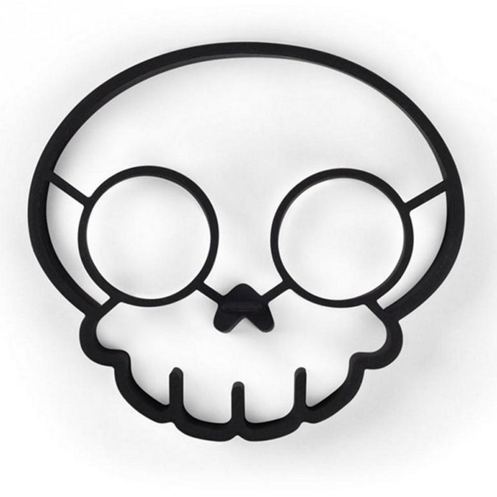Kitchen Cooking Tool Skull Eggs Fried Frying Mould Silicone Skull Pancake Egg Ring Shaper Mold black #1
Kitchen Cooking Tool Skull Eggs Fried Frying Mould Silicone Skull Pancake Egg Ring Shaper Mold black #1