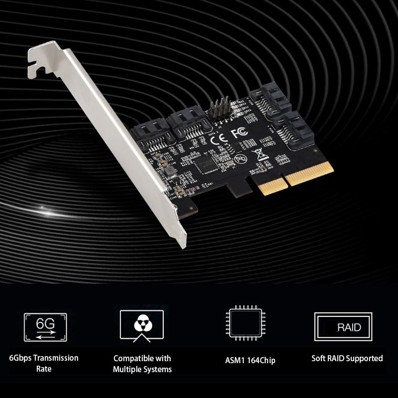 TXB170 PCIE to SATA Bootable SSD Solid State Drive Adapter Card PCIE X4 to 4-port SATA3.0 Expansion Card As Shown A
TXB170 PCIE to SATA Bootable SSD Solid State Drive Adapter Card PCIE X4 to 4-port SATA3.0 Expansion Card As Shown A