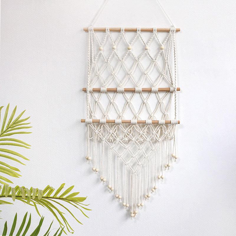 1Pc Home Decor Wall Organizer Photo Display Holder DIY with Tassel&Bead Bohemian Hand-woven Tapestry Storage Rack Wall Hanging
1Pc Home Decor Wall Organizer Photo Display Holder DIY with Tassel&Bead Bohemian Hand-woven Tapestry Storage Rack Wall Hanging