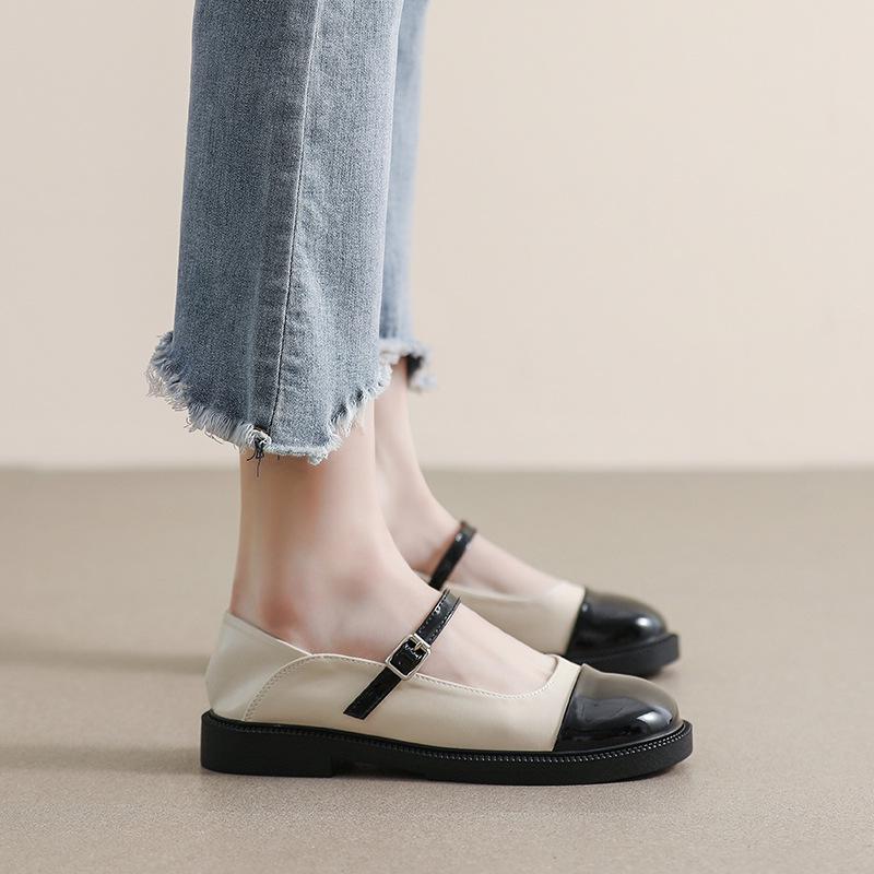 Chunky Heel Color Block Mary Jane Shoes - Women s Retro JK Academy Style, Soft Sole, Plus Size, for Autumn & Spring. 43 бежевый
Chunky Heel Color Block Mary Jane Shoes - Women s Retro JK Academy Style, Soft Sole, Plus Size, for Autumn & Spring. 43 бежевый
