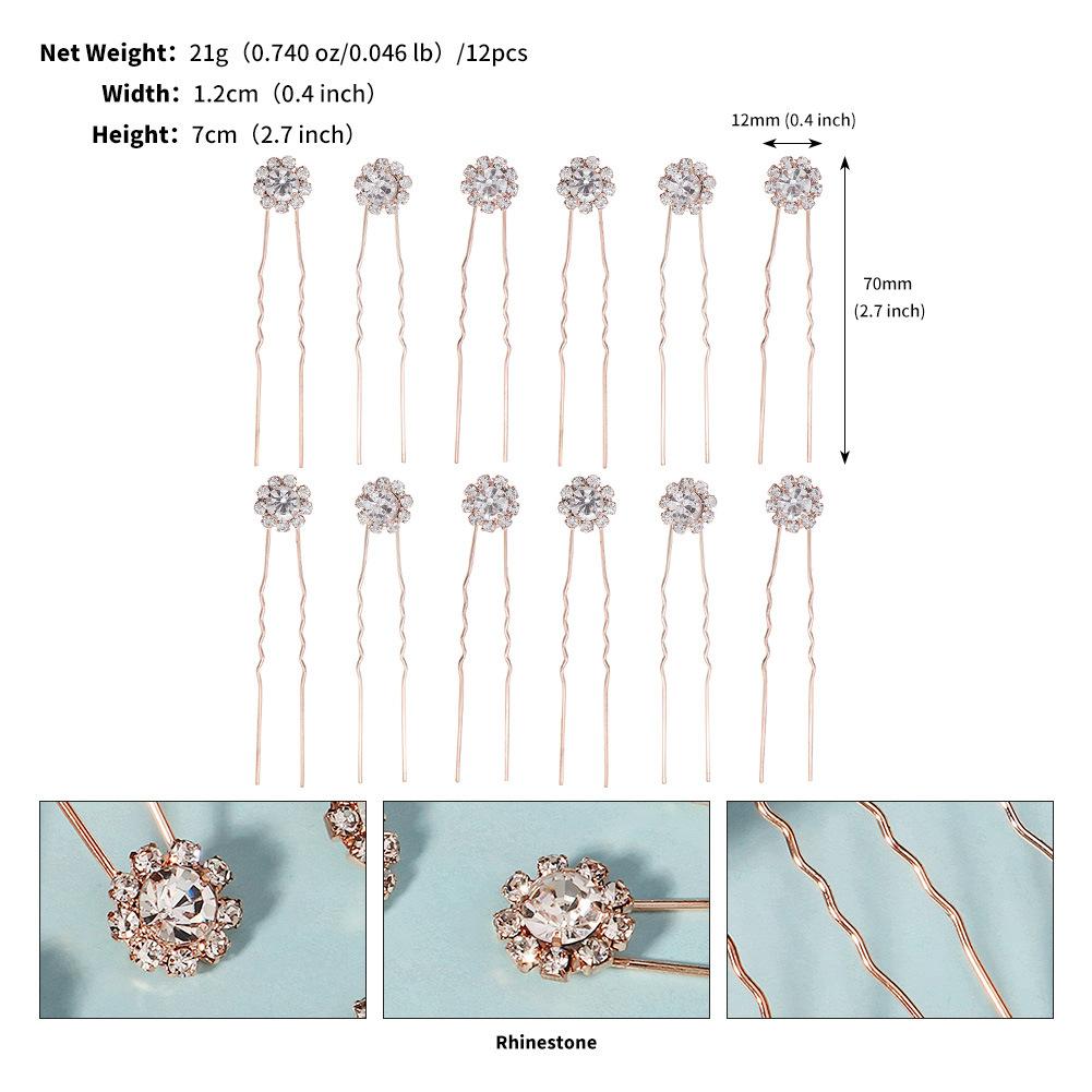 New style rhinestone hairpin light luxury high-end bridal hair accessories women s hairpin jewelry sunflower hairpin
New style rhinestone hairpin light luxury high-end bridal hair accessories women s hairpin jewelry sunflower hairpin