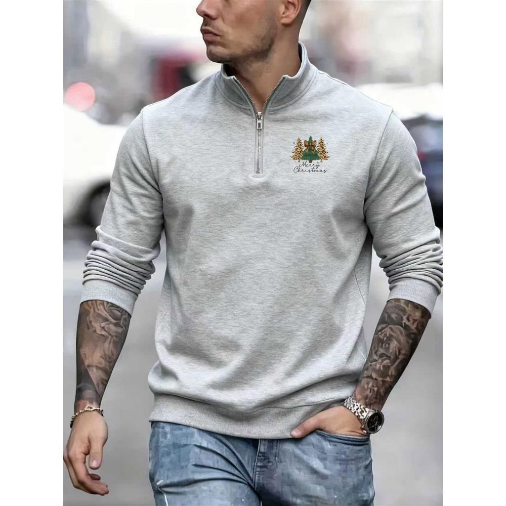 Leopard Print Christmas Tree Print New Men s Casual Sportswear Fashionable Cool and Handsome Zipper Polo Shirt Long Sleeved Sportswear Top 3XL сірий
Leopard Print Christmas Tree Print New Men s Casual Sportswear Fashionable Cool and Handsome Zipper Polo Shirt Long Sleeved Sportswear Top 3XL сірий