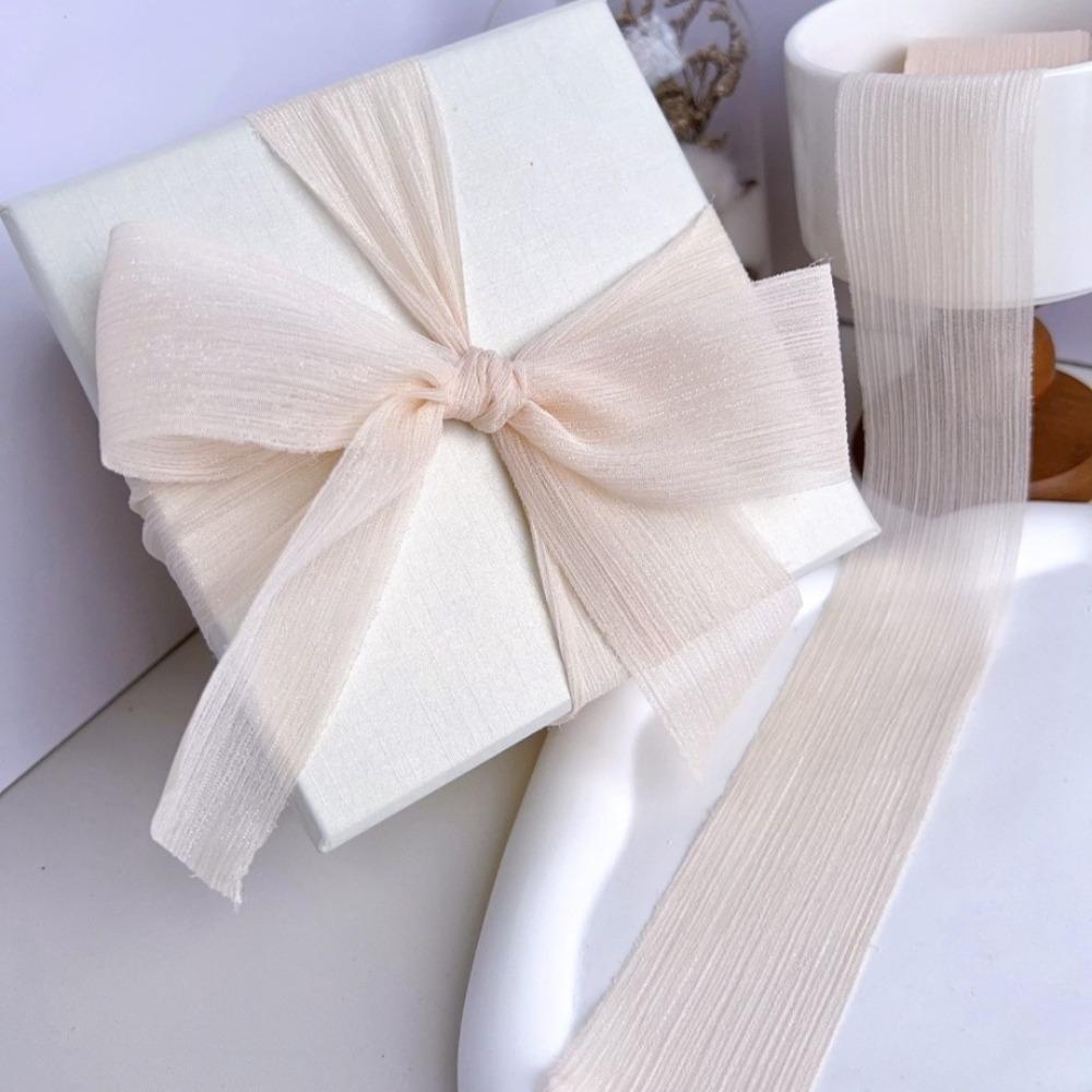 4cm 5m Silk Sparkle Ribbon Chiffon Ruffle Mesh Gift Wrap Ribbons Sheer Organza Trim Floral Craft Decoration DIY Apparel Ribbons 4cm 5m бежевый
4cm 5m Silk Sparkle Ribbon Chiffon Ruffle Mesh Gift Wrap Ribbons Sheer Organza Trim Floral Craft Decoration DIY Apparel Ribbons 4cm 5m бежевый