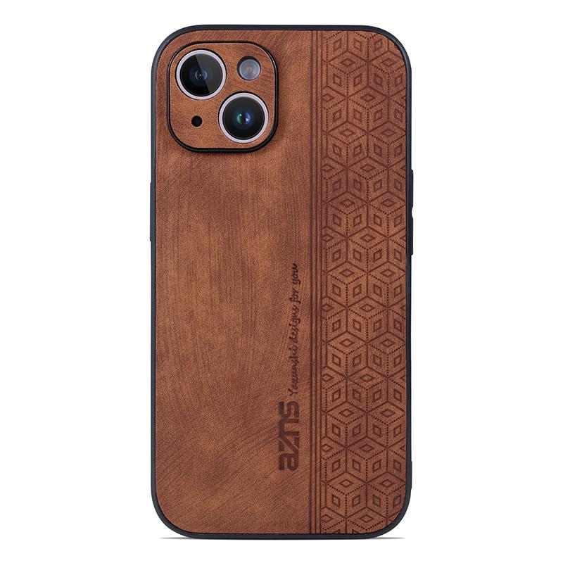 AZNS For iPhone 15 Imprinted Pattern Phone Case PU Leather Coated TPU Phone Back Cover Brown
AZNS For iPhone 15 Imprinted Pattern Phone Case PU Leather Coated TPU Phone Back Cover Brown