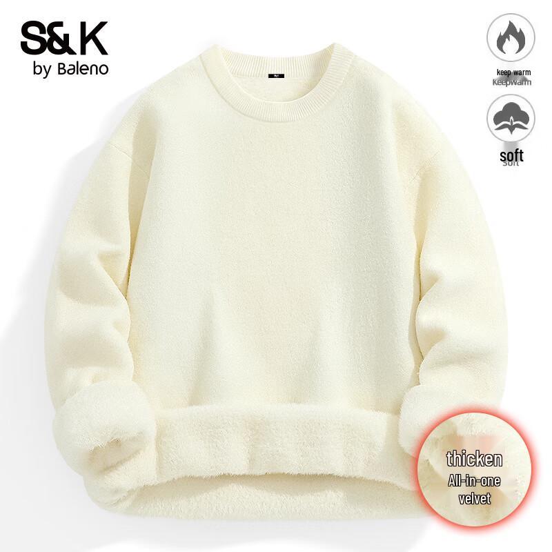 Мужской свитер с круглым вырезом на флисовой подкладке Baleno 3XL
Мужской свитер с круглым вырезом на флисовой подкладке Baleno 3XL