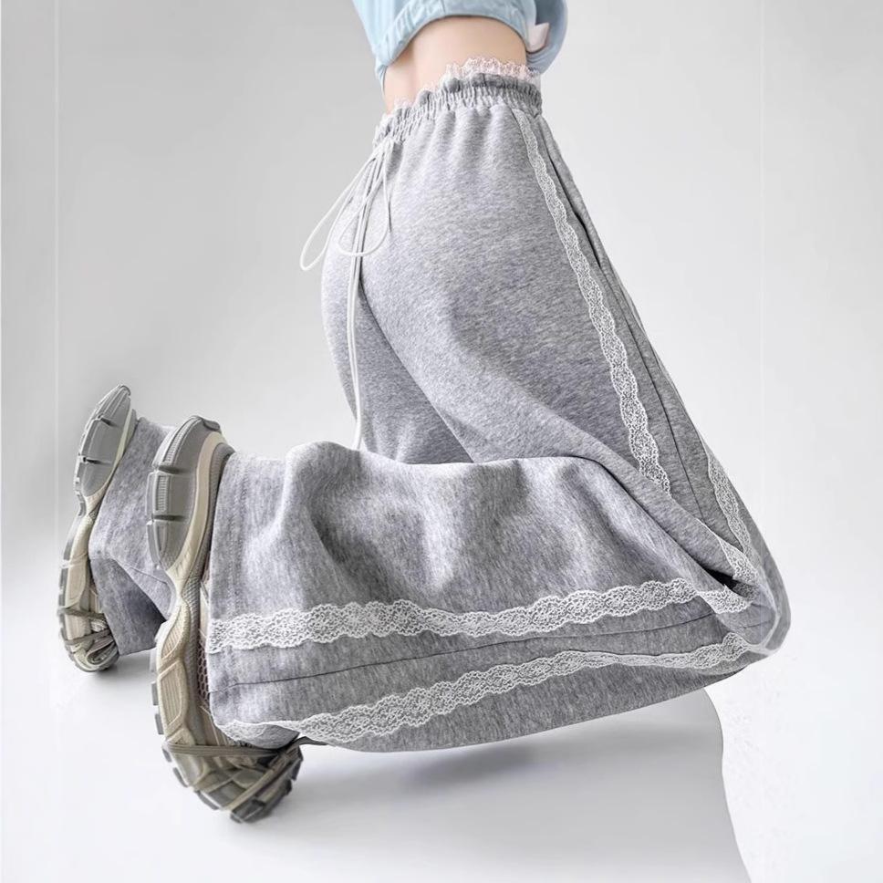 Lace Patchwork Wide-Leg Pants: Women s 2025 Spring/Summer Slimming Draping Casual Pants Large
Lace Patchwork Wide-Leg Pants: Women s 2025 Spring/Summer Slimming Draping Casual Pants Large