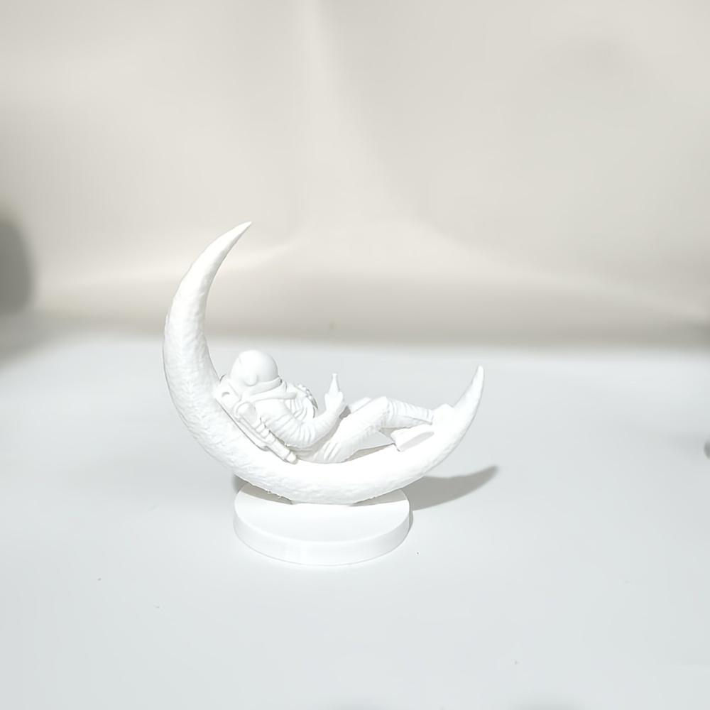 Astronaut Sculptures on The Moon, Suitable Bookshelves, Office Desks, Bookshelves, Suitable Holiday Gifts for Friends, Etc белый
Astronaut Sculptures on The Moon, Suitable Bookshelves, Office Desks, Bookshelves, Suitable Holiday Gifts for Friends, Etc белый