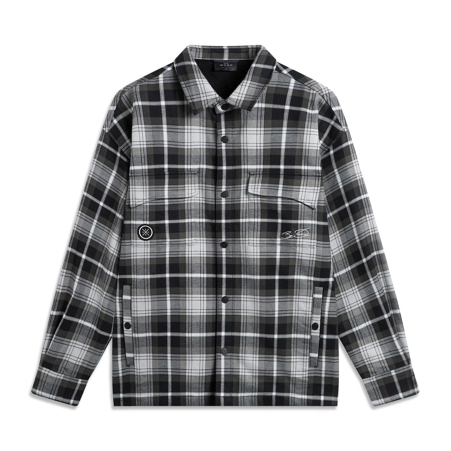 Li-Ning Wade Series Plaid Single-Breasted Collar Fleece Warm Loose Jacket Men Jackets Black AFDV095-1 L
Li-Ning Wade Series Plaid Single-Breasted Collar Fleece Warm Loose Jacket Men Jackets Black AFDV095-1 L