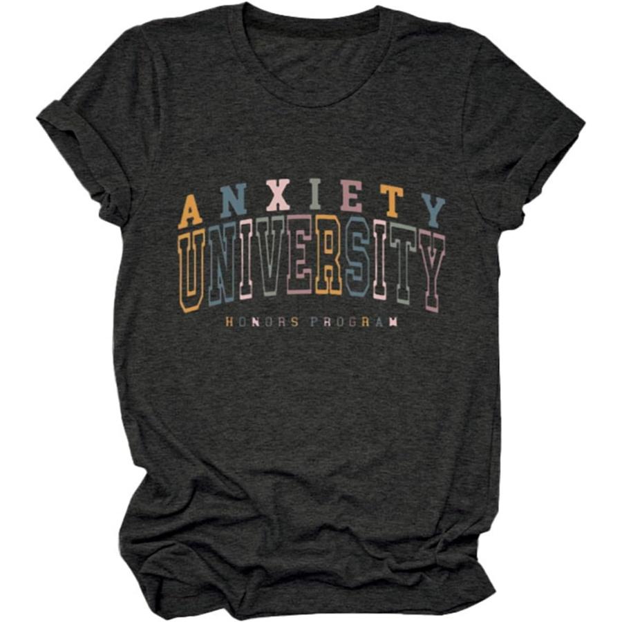 GAQEUWR Mental Health Shirt Anxiety University Honors Program Shirt Anxiety Shirt, Funny Sarcastic Saying Tee Top Blouse XXXXXL чорний
GAQEUWR Mental Health Shirt Anxiety University Honors Program Shirt Anxiety Shirt, Funny Sarcastic Saying Tee Top Blouse XXXXXL чорний
