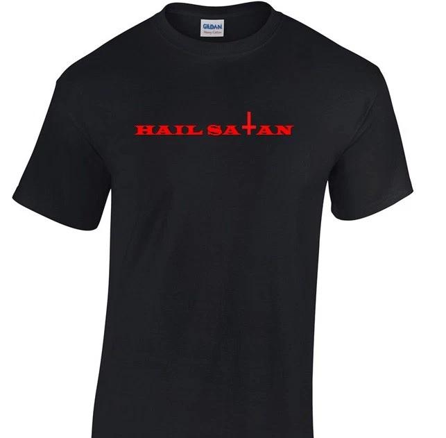 Hail Satan T-Shirt Inverted Cross Lucifer Devil Funny Gift Black Shirt S-5XL S
Hail Satan T-Shirt Inverted Cross Lucifer Devil Funny Gift Black Shirt S-5XL S