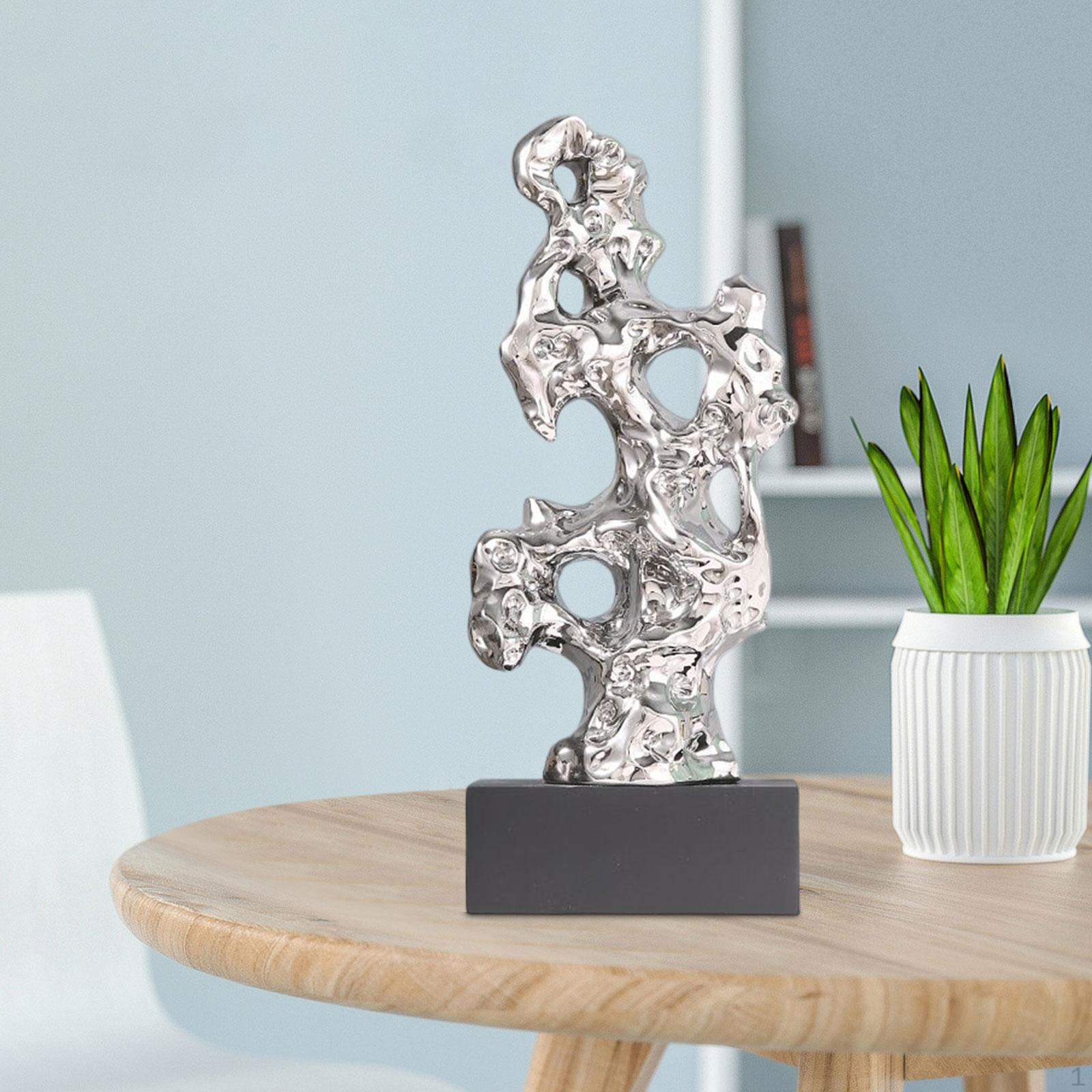 Abstract Art Figurine Rockery Sculptures Modern Stone Sculpture Collectible Figurines for Garden Argent
Abstract Art Figurine Rockery Sculptures Modern Stone Sculpture Collectible Figurines for Garden Argent