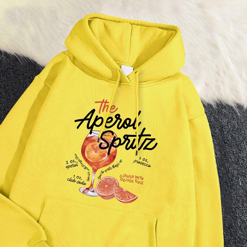 Winter Womans Hoodie The Aperol Spritz Retro Cocktail Printing Sweatshirt Loose Pocket Warm Fleece Pullover Kawaii Sportswear S
Winter Womans Hoodie The Aperol Spritz Retro Cocktail Printing Sweatshirt Loose Pocket Warm Fleece Pullover Kawaii Sportswear S