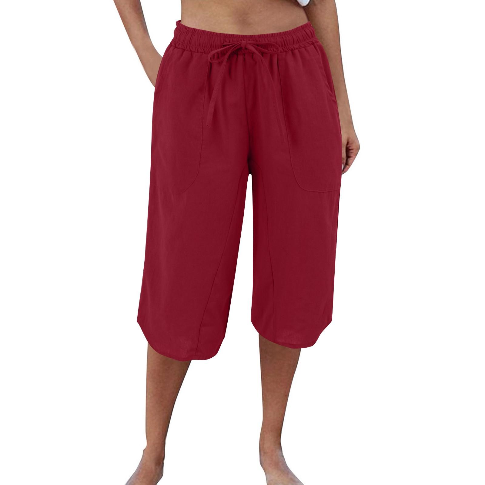 Женские повседневные брюки из хлопка и пеньки с высокой талией и широкими штанинами на шнурке XL винный
Женские повседневные брюки из хлопка и пеньки с высокой талией и широкими штанинами на шнурке XL винный