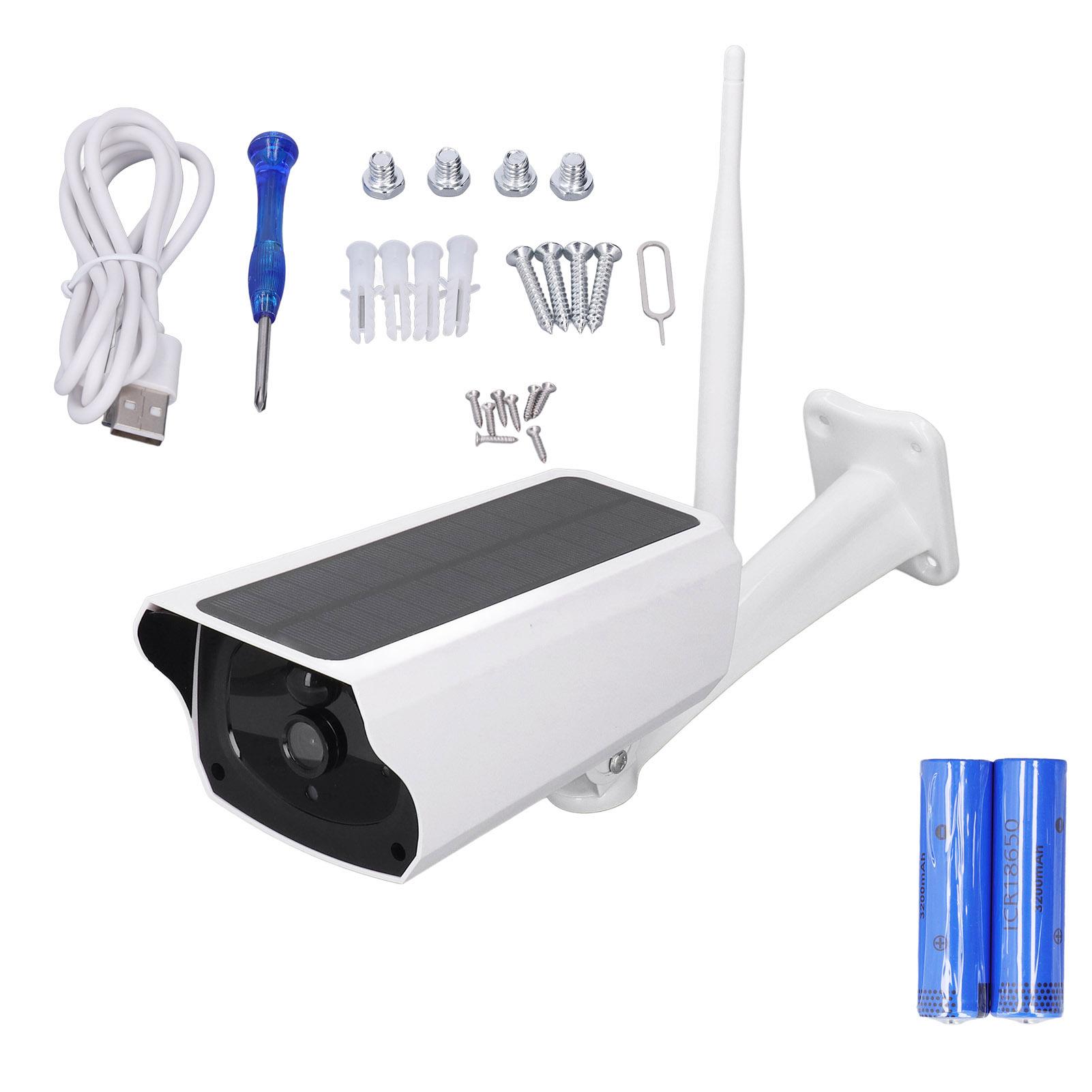 Solar Panel WiFi Camera 1080P 2MP PIR Motion Detection 2 Way Audio Cloud Storage IP67 Water
Solar Panel WiFi Camera 1080P 2MP PIR Motion Detection 2 Way Audio Cloud Storage IP67 Water