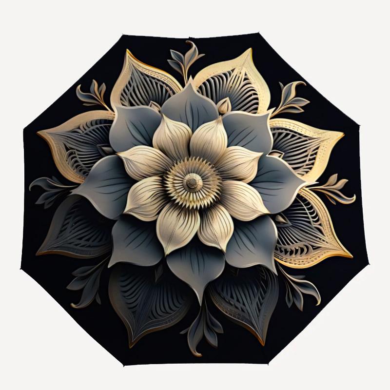 1pc Floral Mandala Design Automatic Folding Umbrella - Portable Collapsible 8-Rib Umbrella for All Seasons Durable Canopy yy251119137
1pc Floral Mandala Design Automatic Folding Umbrella - Portable Collapsible 8-Rib Umbrella for All Seasons Durable Canopy yy251119137