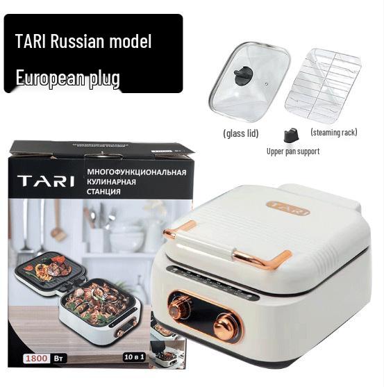 Багатофункціональний електричний гриль та хот-пот: Фритюр, Млинці, Барбекю та Шабу-Гриль Все-в-одному Пательня Suitable for 2-4 People
Багатофункціональний електричний гриль та хот-пот: Фритюр, Млинці, Барбекю та Шабу-Гриль Все-в-одному Пательня Suitable for 2-4 People